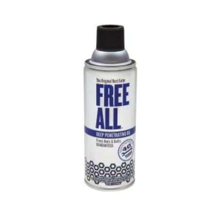 Midland Industries FREE ALL DEEP PENETRATING OIL, 6 OZ AEROSOL CAN 983125